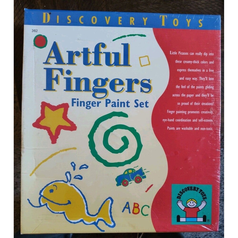 Discovery Toys Artful Fingers Finger paint set ~ ~ Unopened